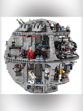 RETIRED Star Wars Death Star Lego Set #10188 - Original Set w/All 24 Minifigures